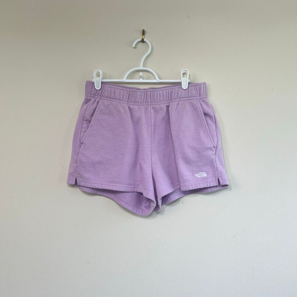 The North Face Purple Fleece Shorts Medium Women Lounge
